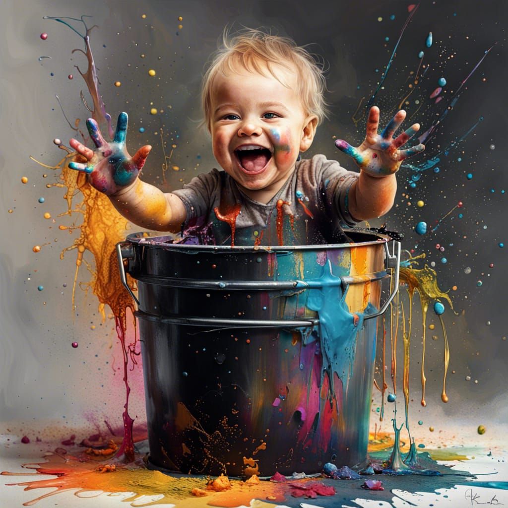 Happy Artist in making!!