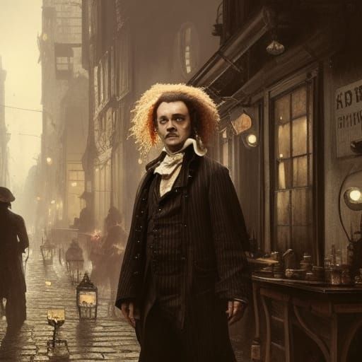 Sweeney Todd: Dark Fantasy Digital Art