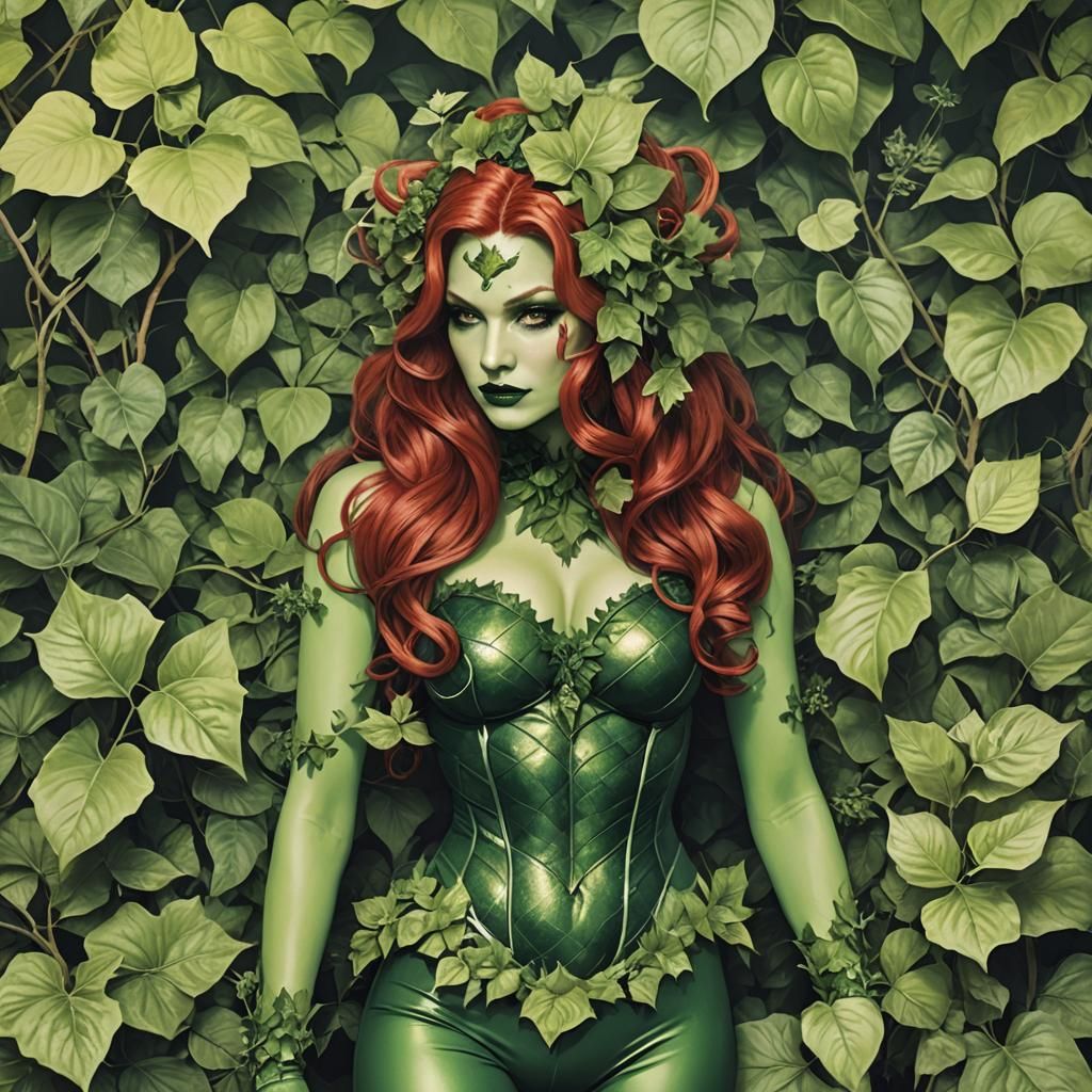 Aquarius Woman Transformed as Poison Ivy