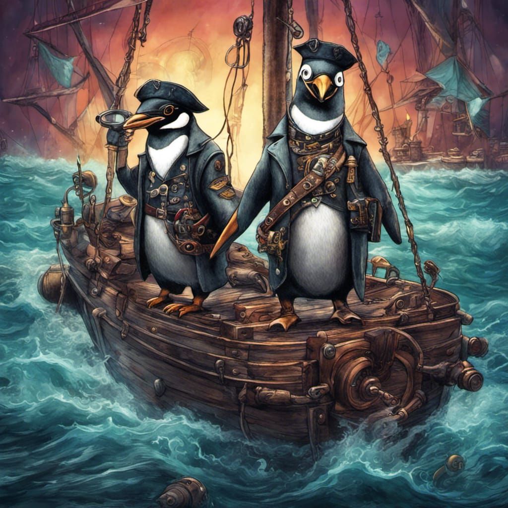 Penguin Pirates Embark on Steampunk Adventure