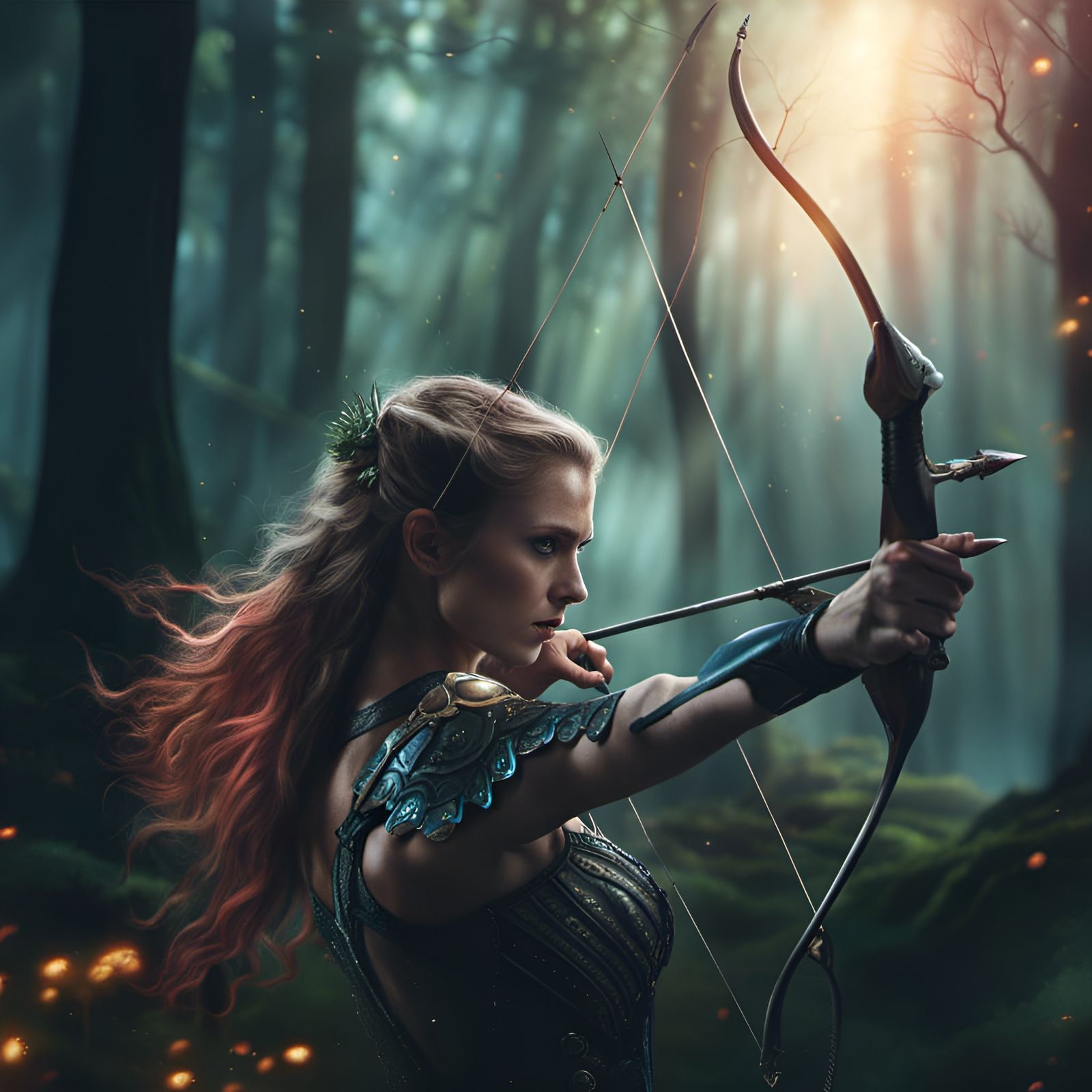 Close up Of The Young Centaur Hunter