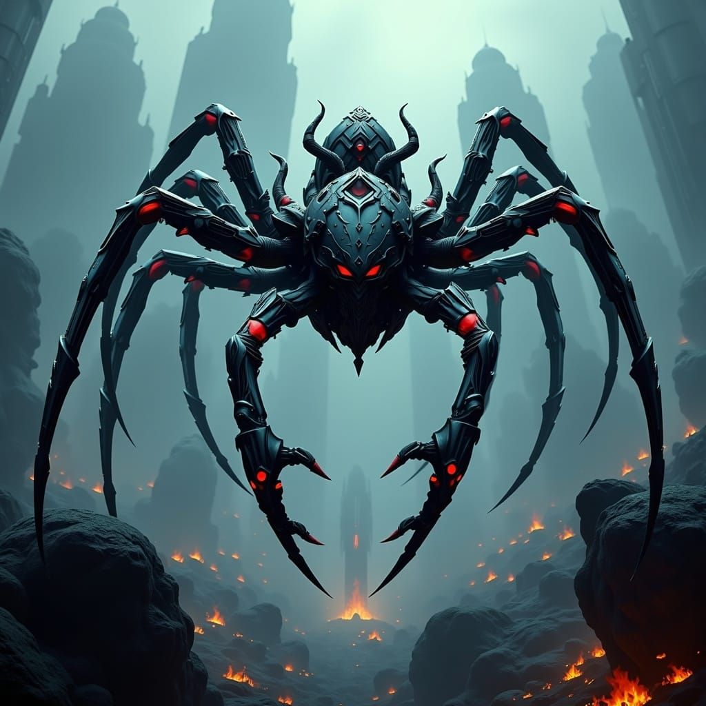 Giant Spider Over Metropolis: Gothic Surrealism