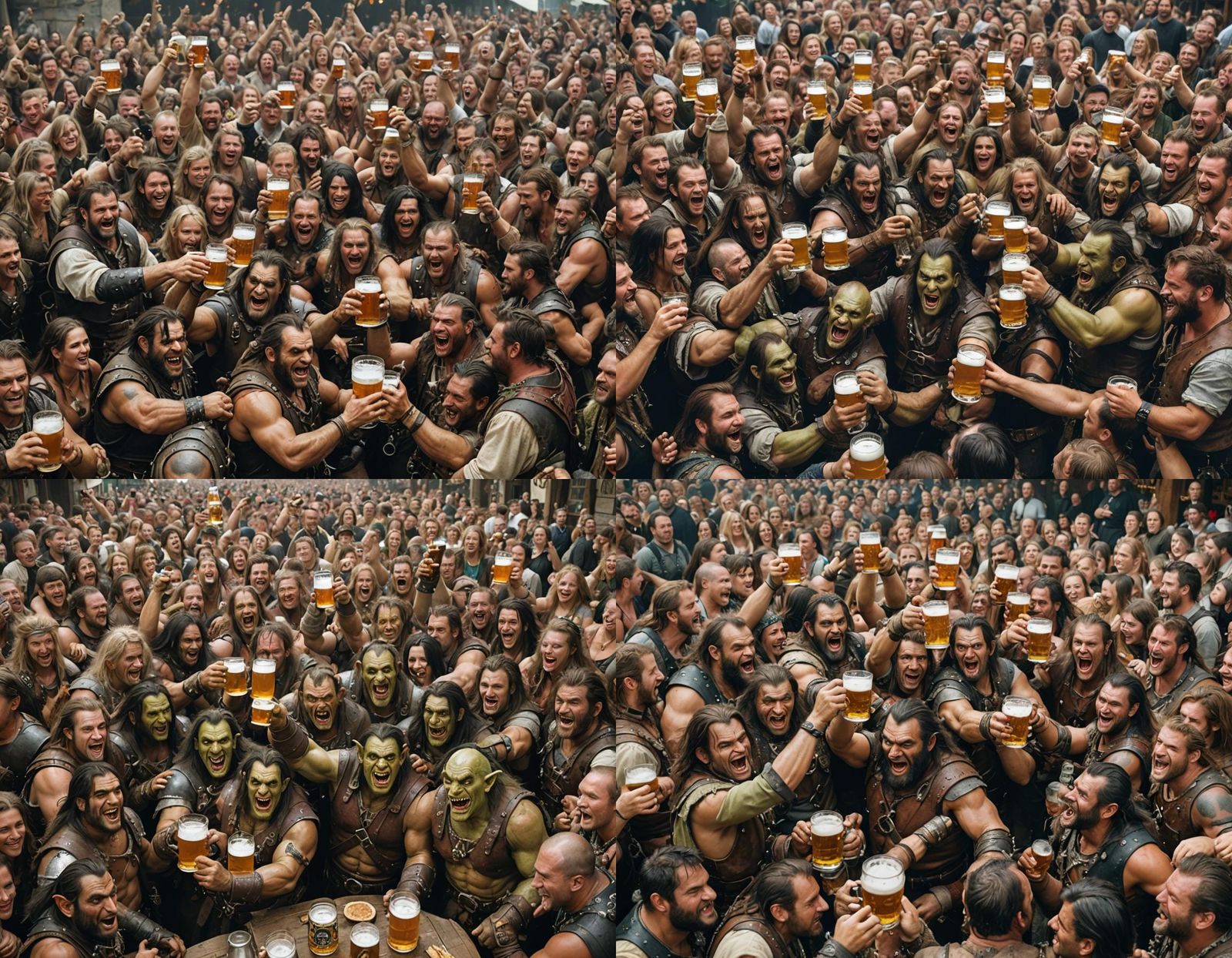 Orcs Celebrate with Beer at Orctoberfest