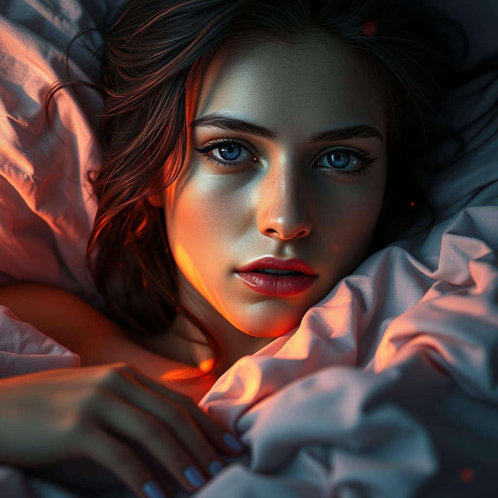 Mystic Silhouette: Erotic Nature Concept Art