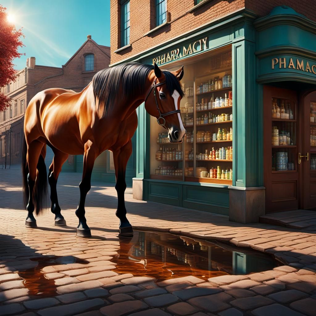 As the German proverb says: I have seen horses vomit in front of the pharmacy.