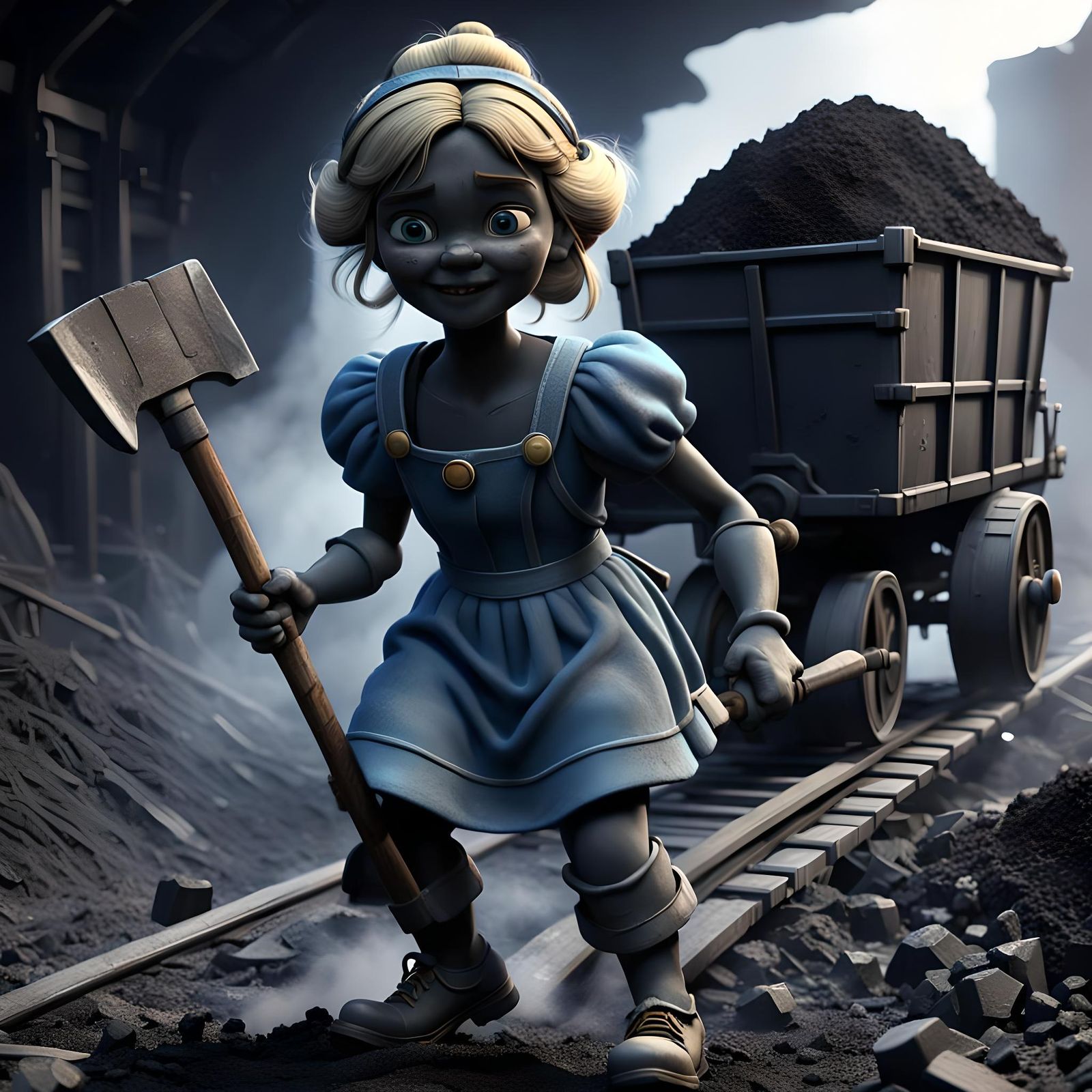 Cinderella the Coal Miner