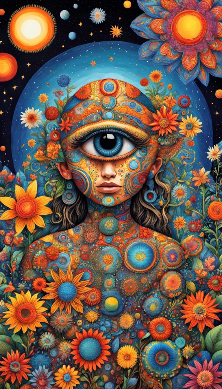 Stand up of Pachamama mother,