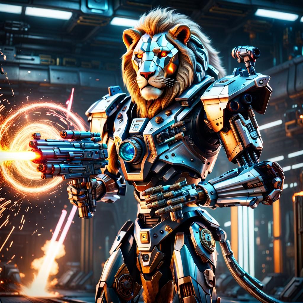 Leonine Fighting Machine