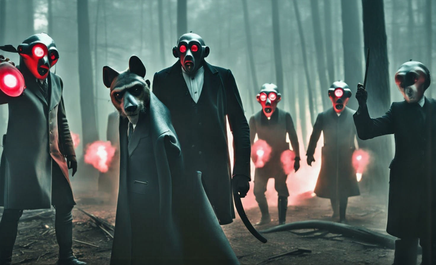 Disturbing Revolutionaries in Fog: Doré and Rutkowski Style