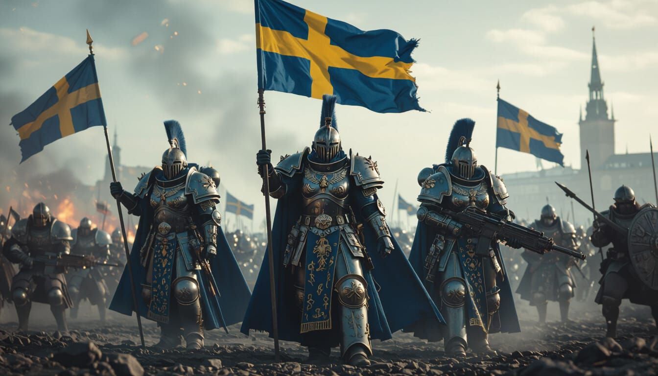 Warhammer 40k Sisters of Battle in Epic Battle Wallpaper