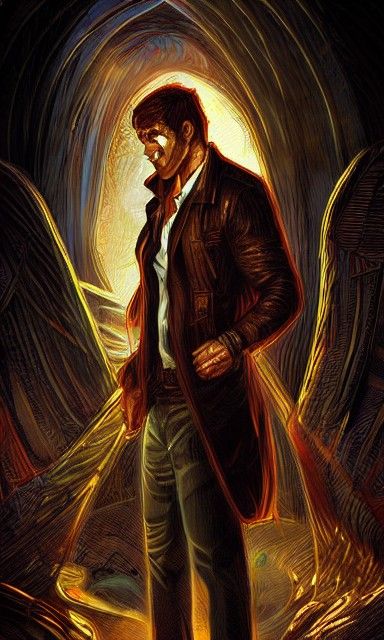 Constantine's Daemon: A Cubist Sci-Fi Concept