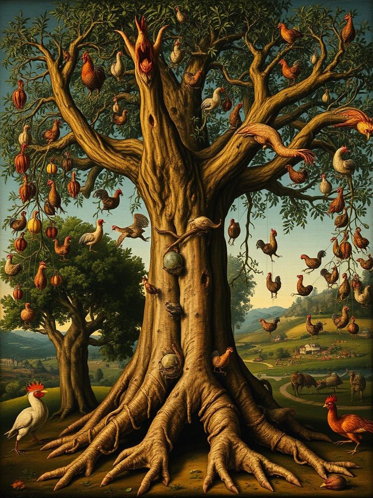 Tree of Life in Maximalist Style