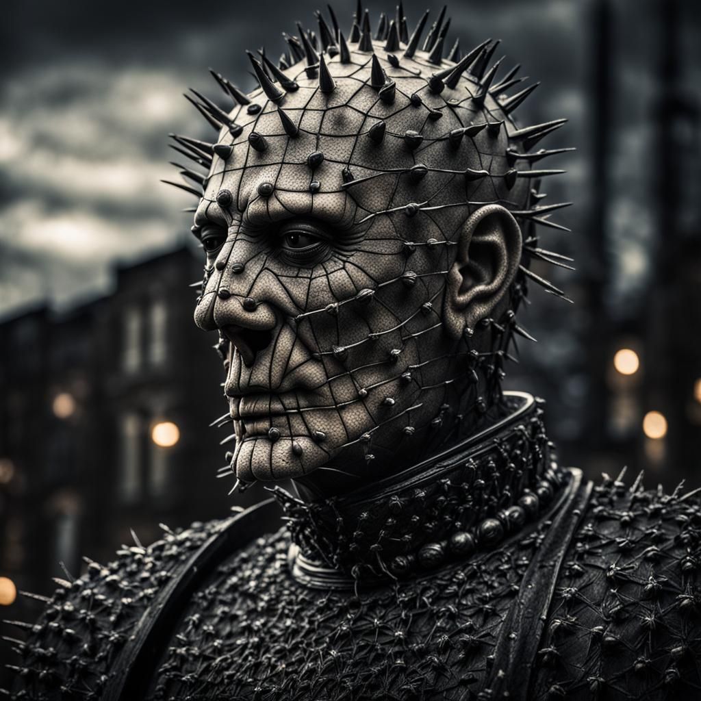 Hyperrealistic Pinhead with Intricate Details