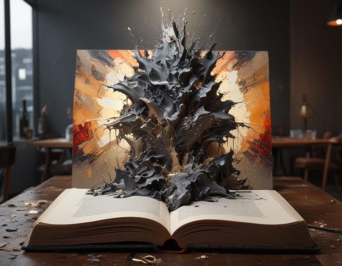 Abstract Expressionism: Melting Colors in Impasto Texture