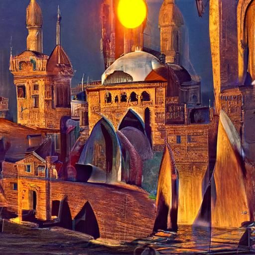 City of Lights: Photorealistic 3D Render