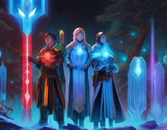 Star Warriors Honor Sacrifice in Sci-Fi RPG Art