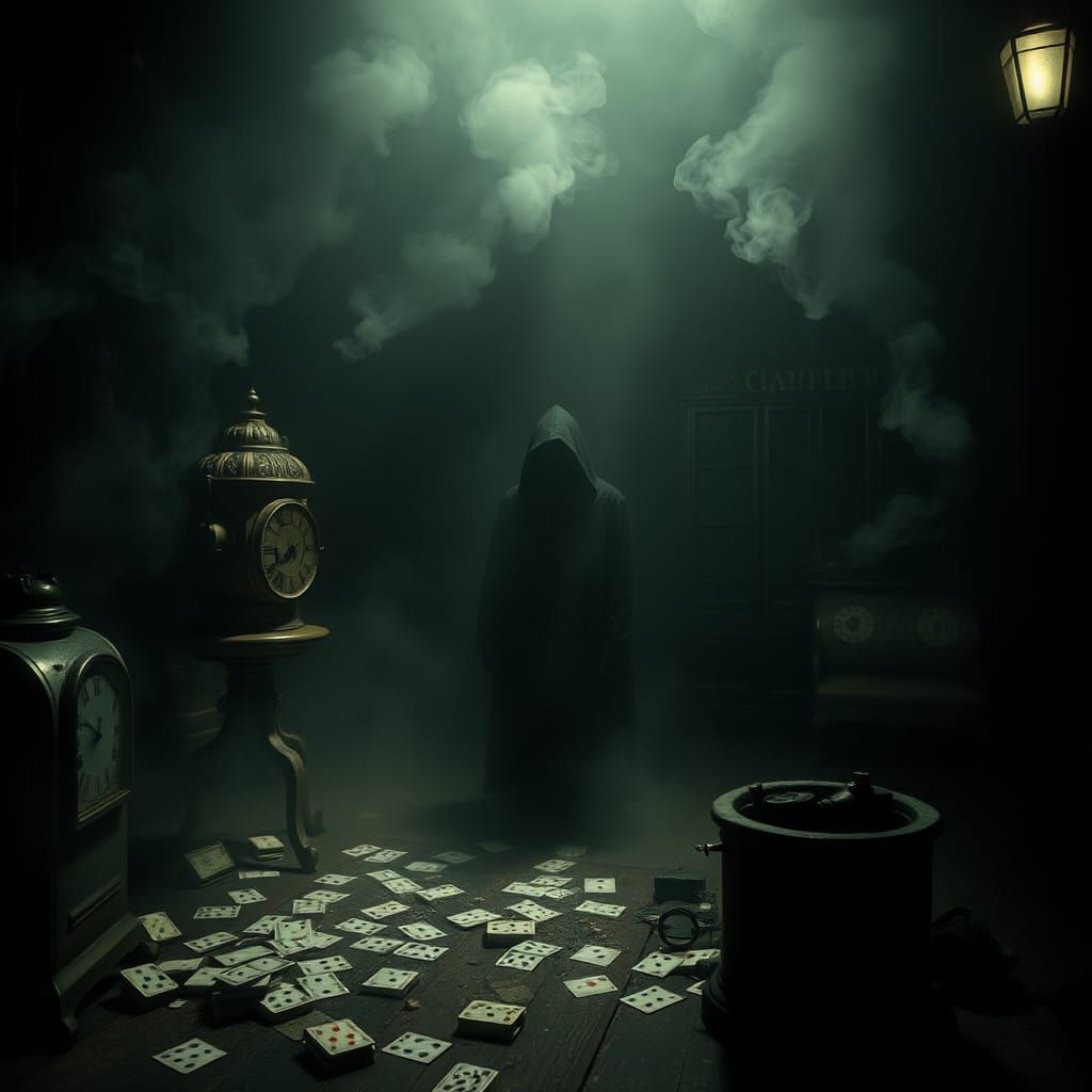 Mysterious Figure Reveals Secret in Steampunk Noir