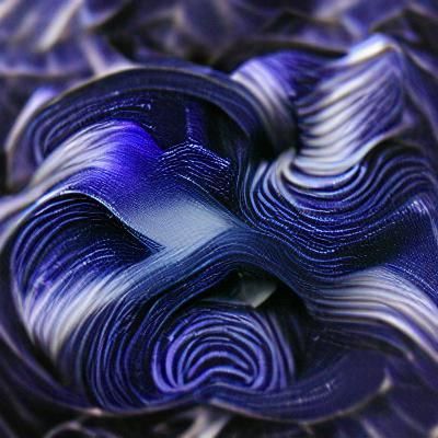 Abstract Indigo Vortex Design