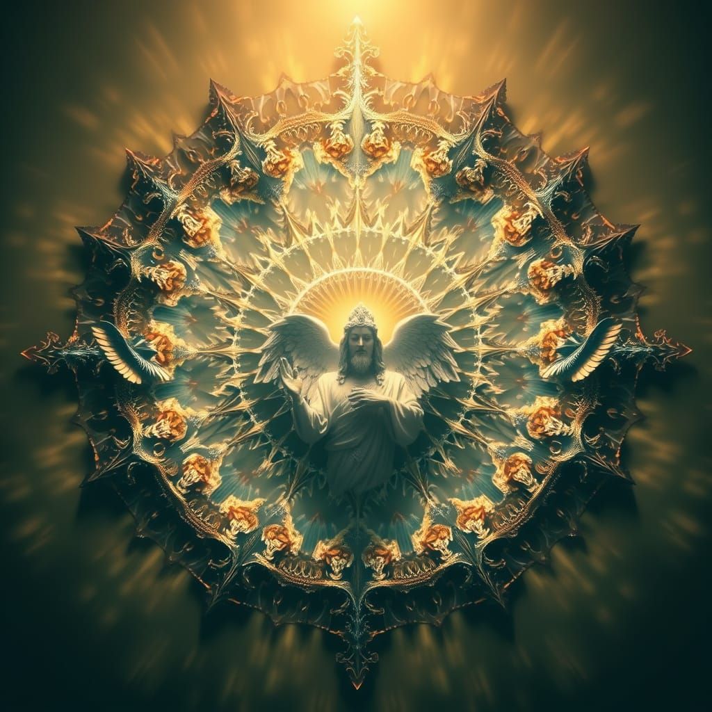 Surreal Divine Majesty in the Cosmos