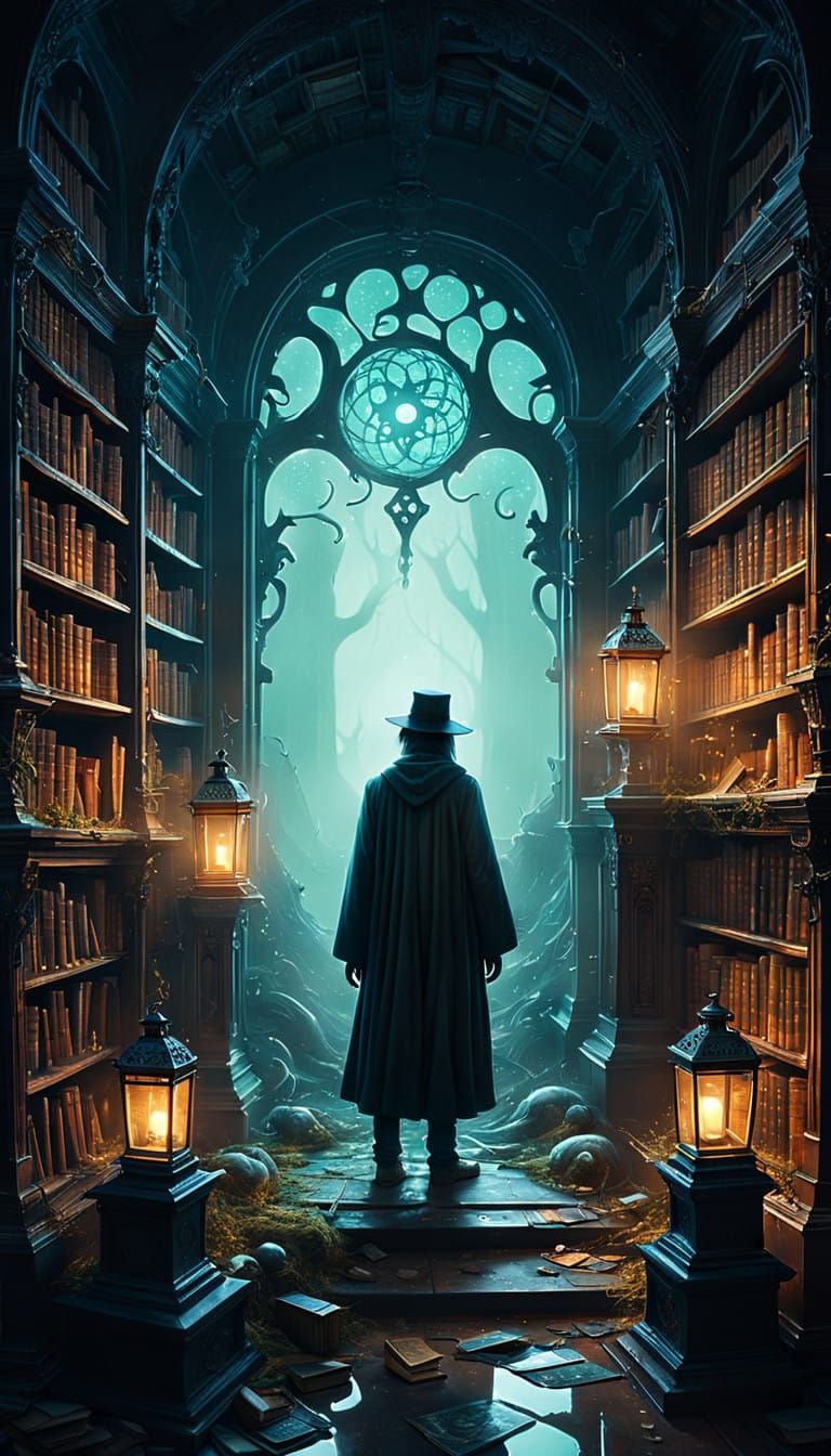 Whispers of Forgotten Knowledge in an Abandoned Library