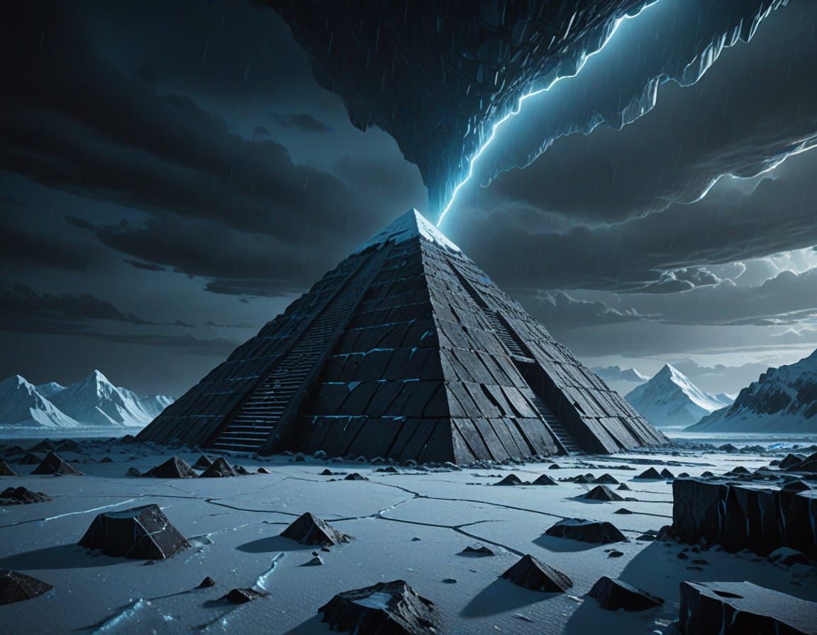 Surreal Antarctica Conspiracy Landscape in High Detail