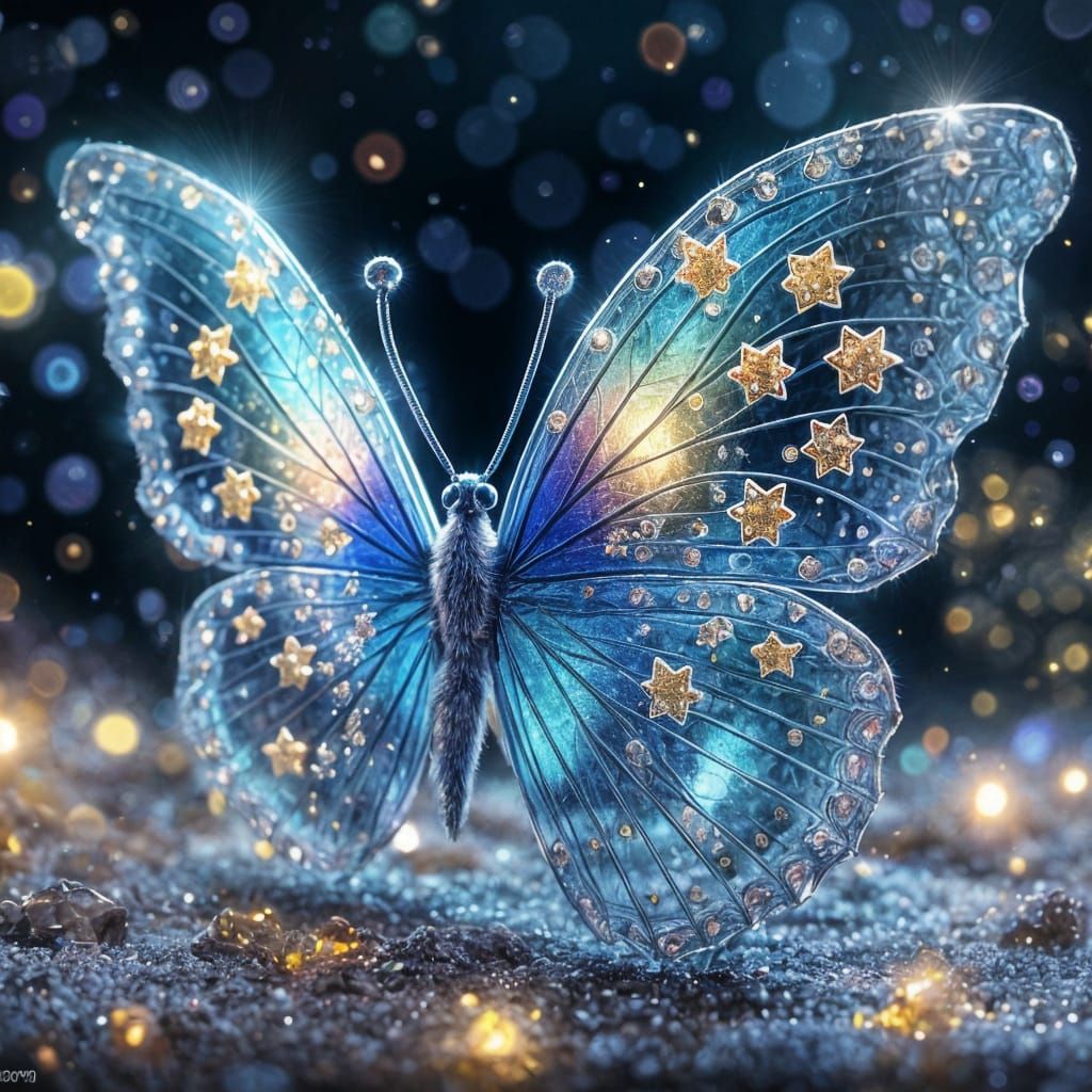 Magical Blue Butterfly