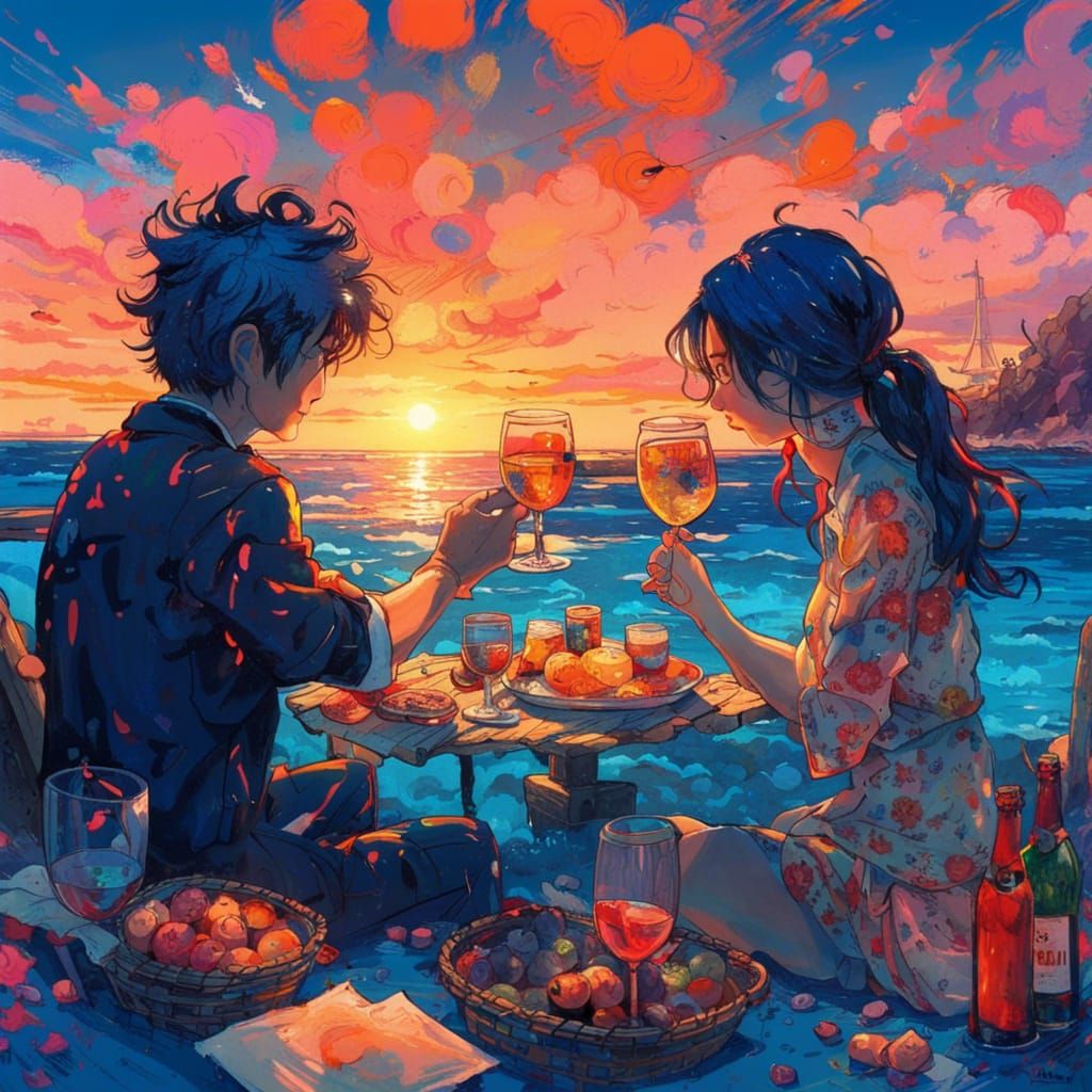 Romantic picnic