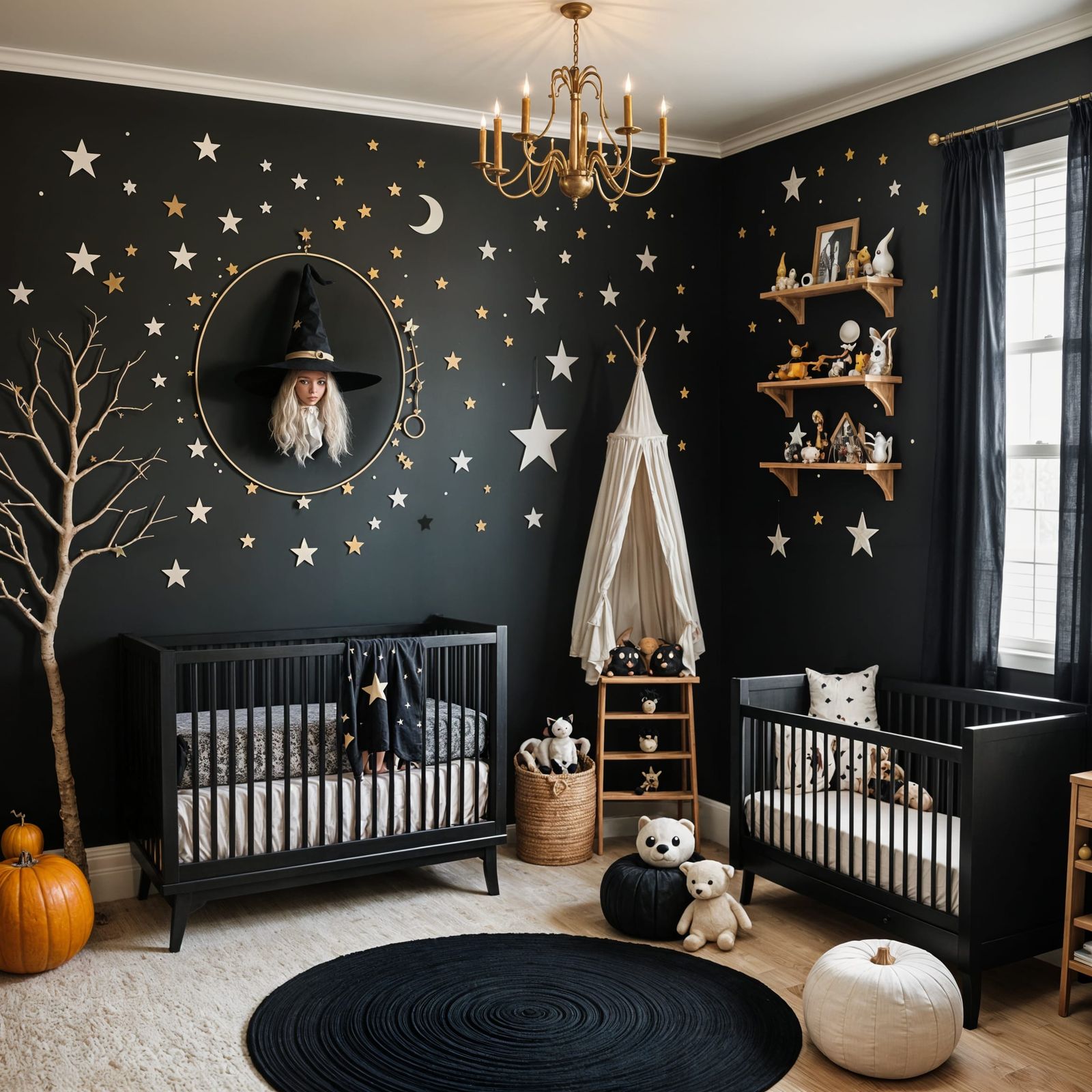 Mystical Baby Sisters in Witch's Nook