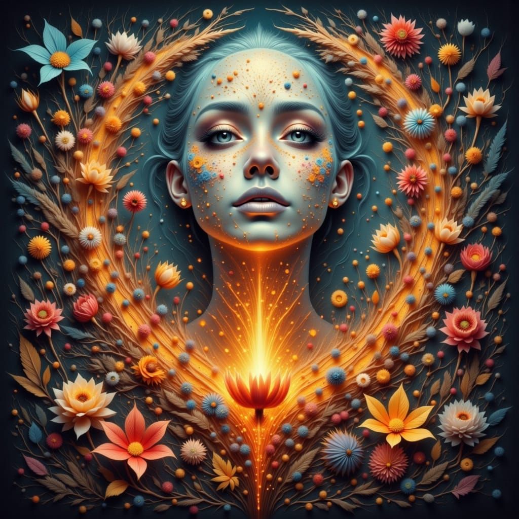 Autumn Equinox Moon Ritual With Animals and Fire