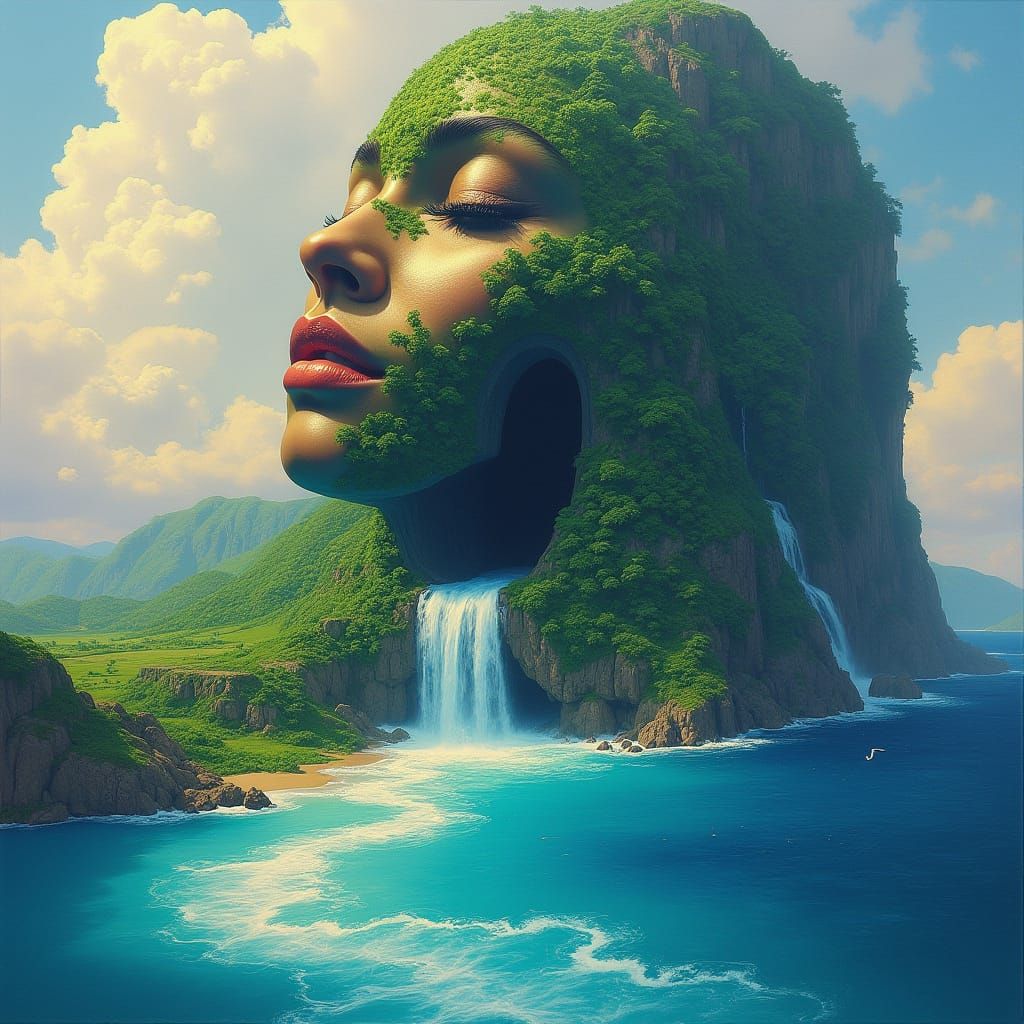 Ethereal Goddess of Verdant Wonder