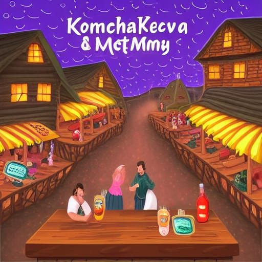 Medieval Tavern Kombucha Festival at Night