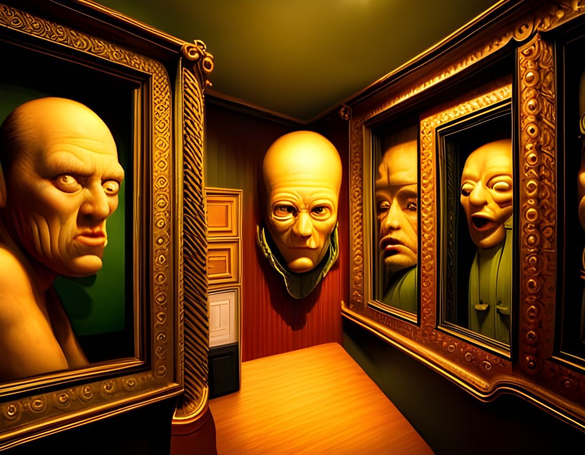 The Wacky Museum: A Cinematic Digital Painting