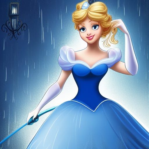 Cinderella in the Rain: Splash Art
