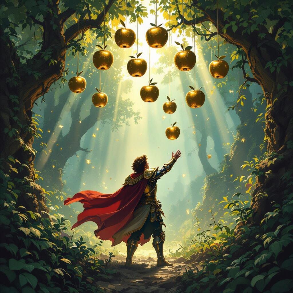 Praslea Cel Voinic Battles Robotic Golden Apples