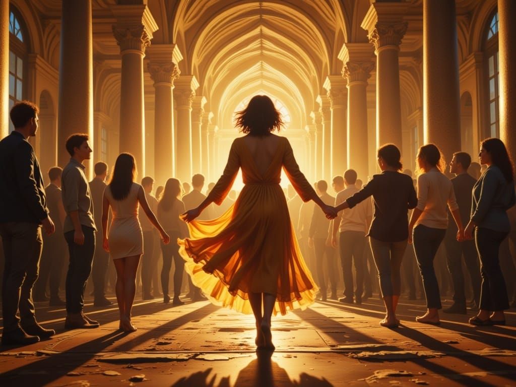 Celestial Dancer in Twilight