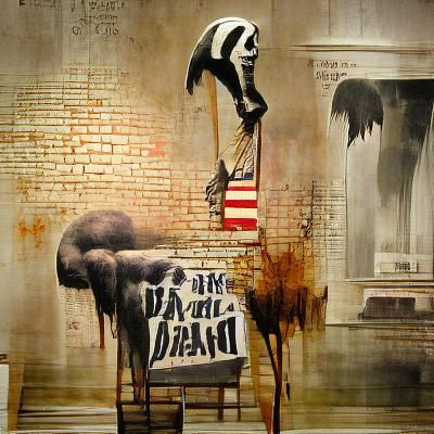 Abstract Image Generated From Empty Prompt