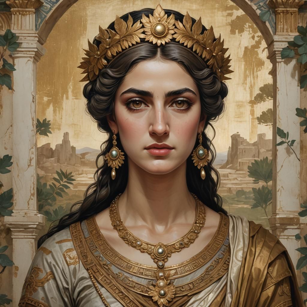 Syrian Queen Nysa in Hellenistic Portrait