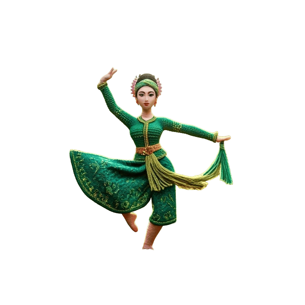 Malaysian Bamboo Dance in Ethereal Light