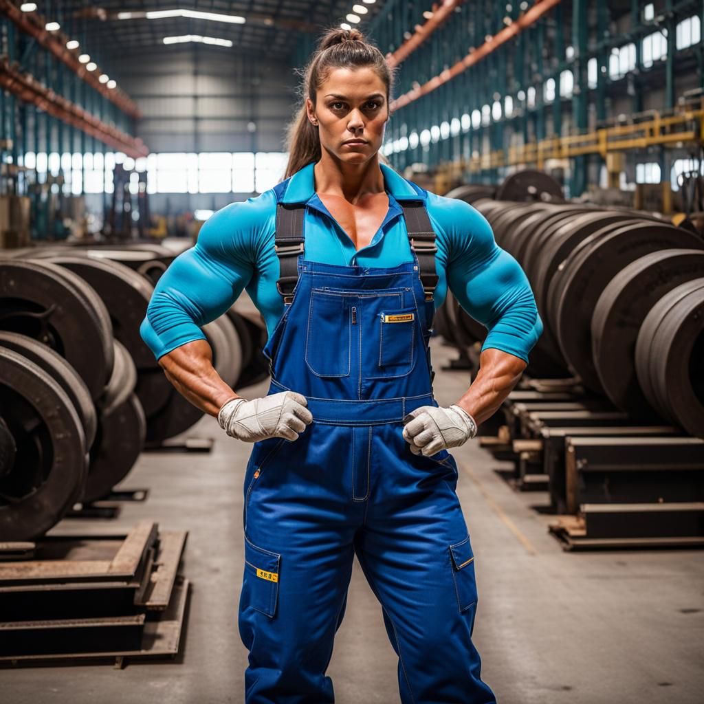 Italian Steelworker with Bodybuilder Physique