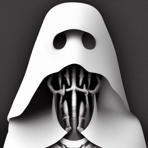 Ethereal Humanoid Entity in Divine Light