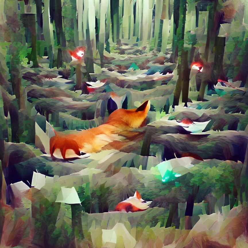 Fox in an Endless Forest