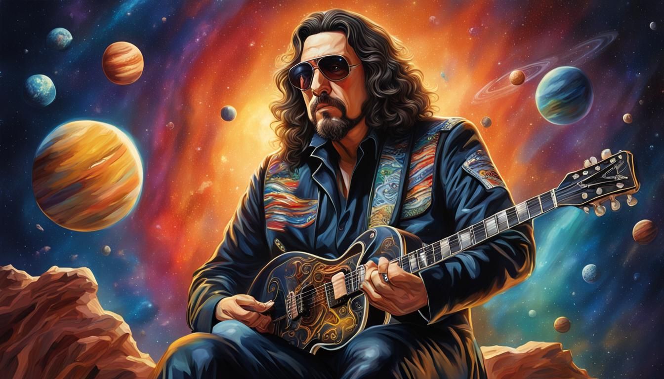 Weird Al as Waylon Jennings in Space