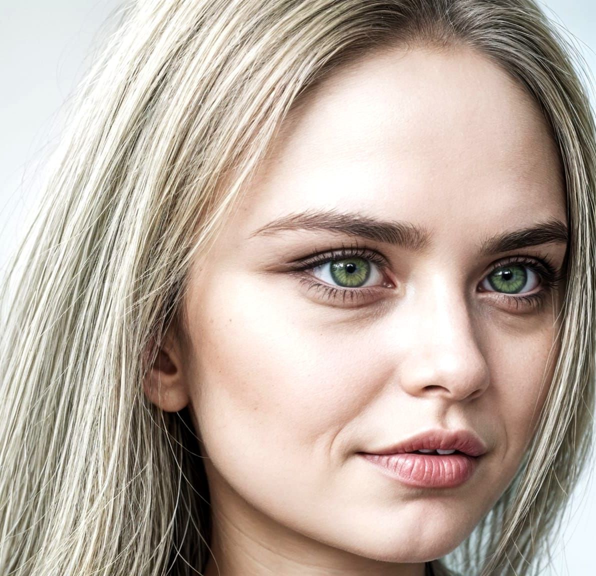 Ethereal Fantasy Face in Mist