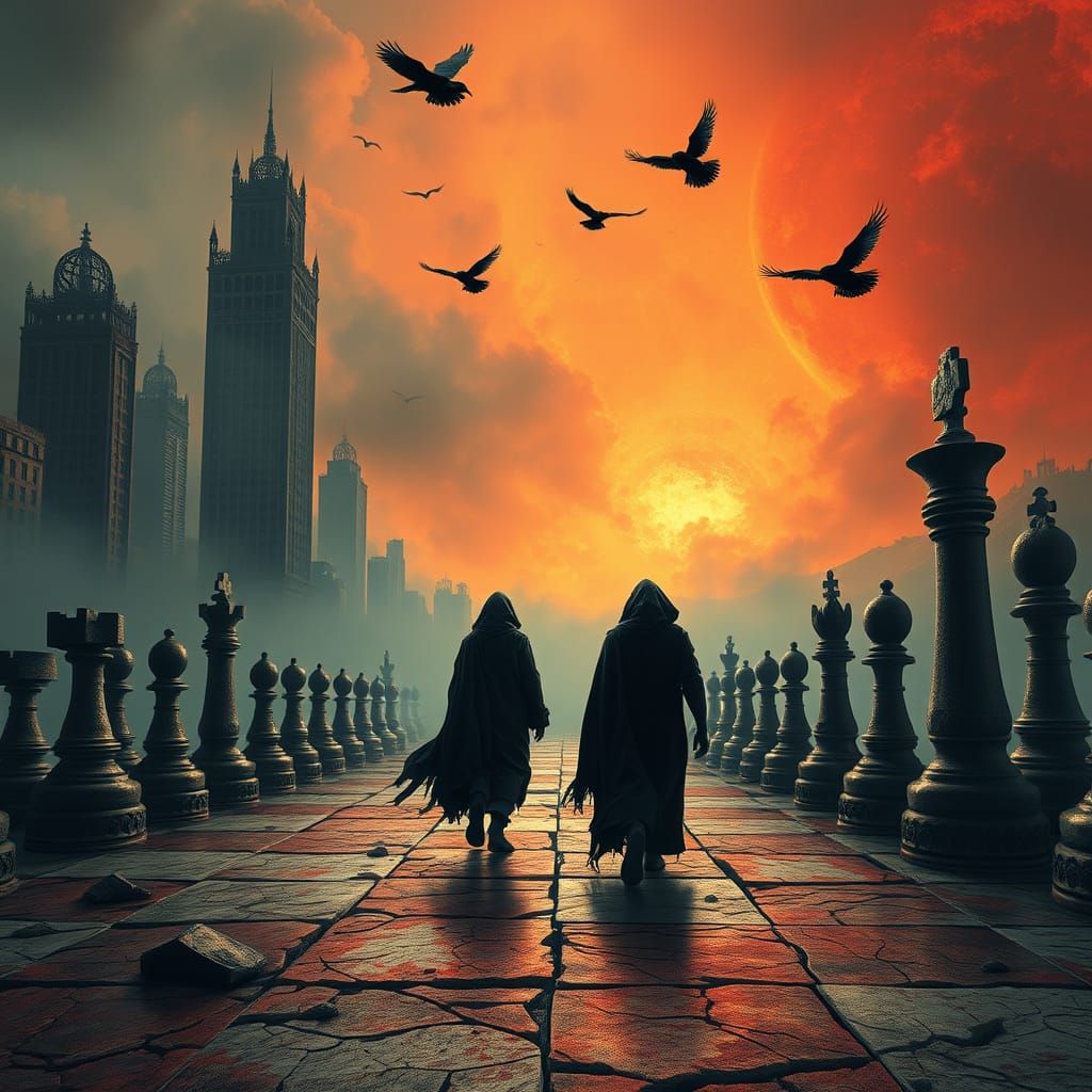 Forgotten Empire's Last Stand in a Haunting Chessboard Apoca...