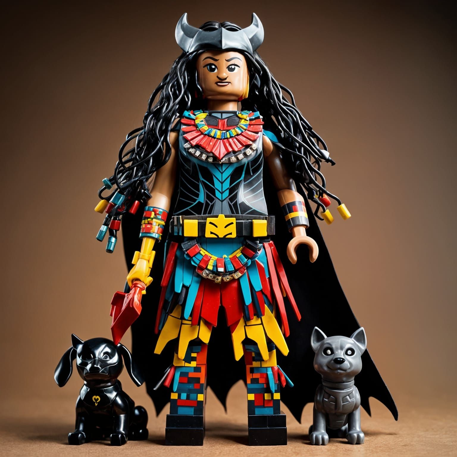 Lego Batman: Indigenous Woman Portrait