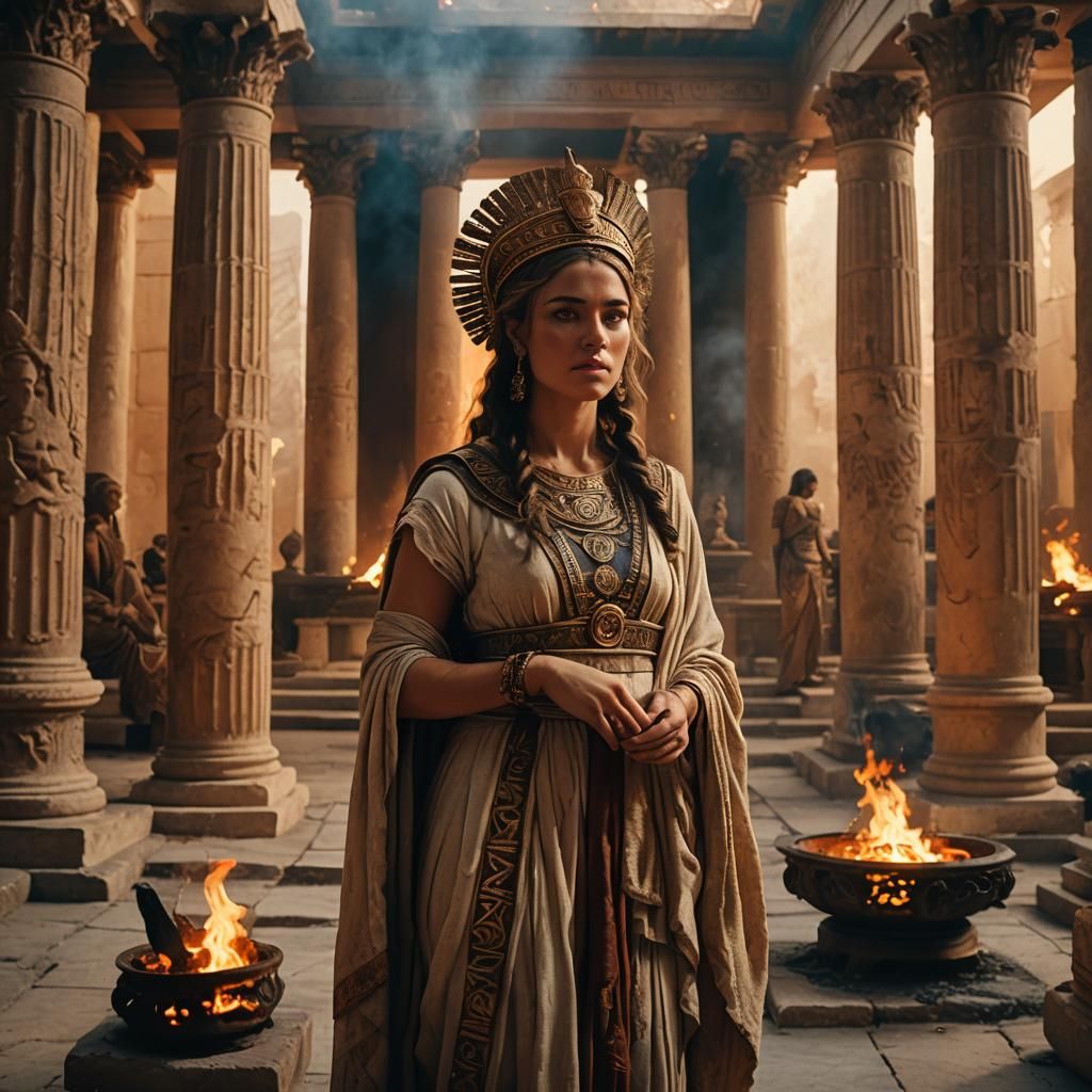 Greek priestess