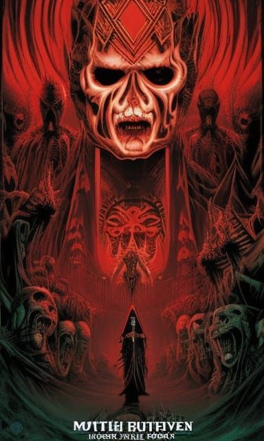 Macabre Mother in a Gothic Ritual