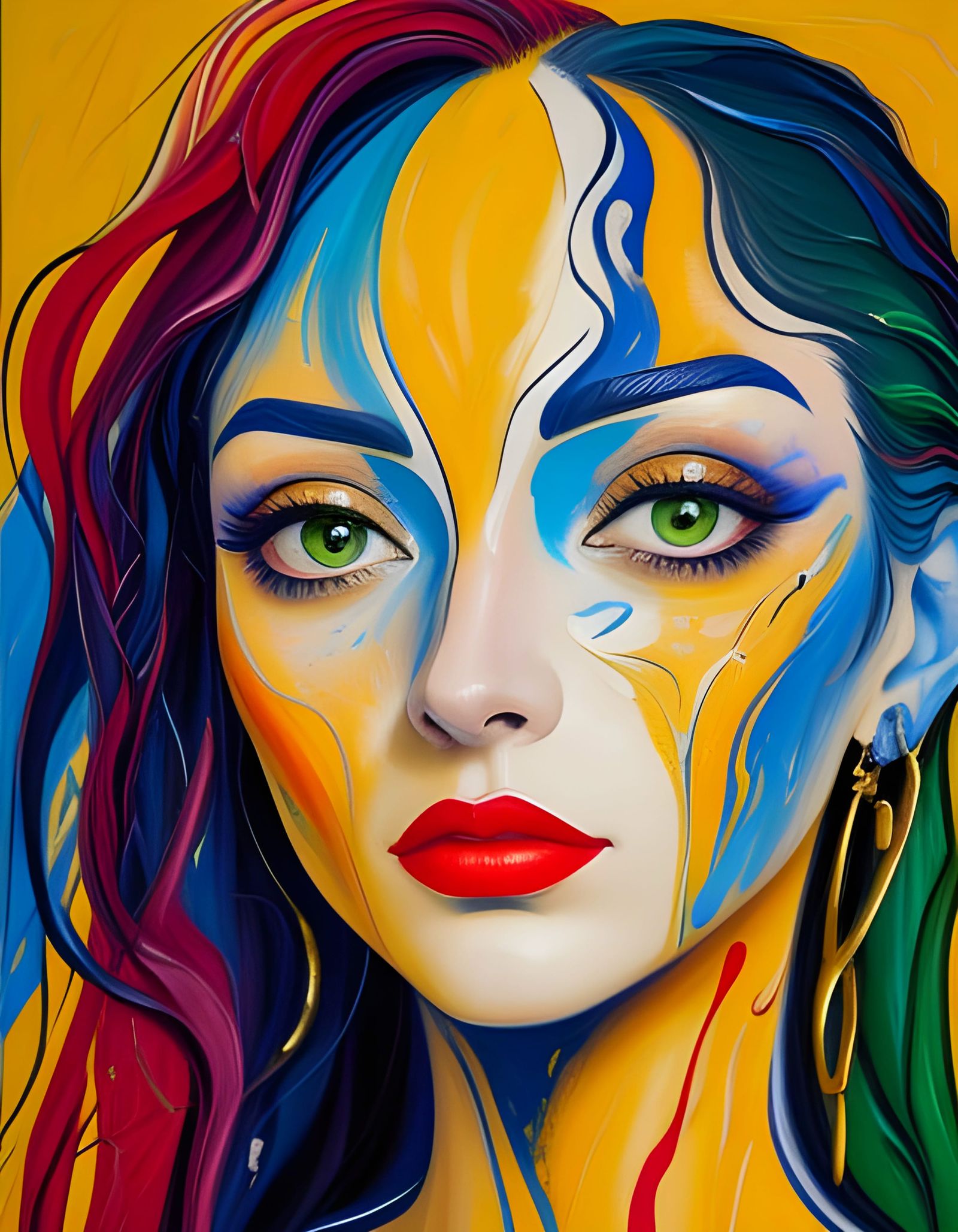 Creative Rendition of Joy and Disdain