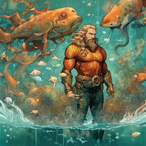 Aquaman AI Interpretation