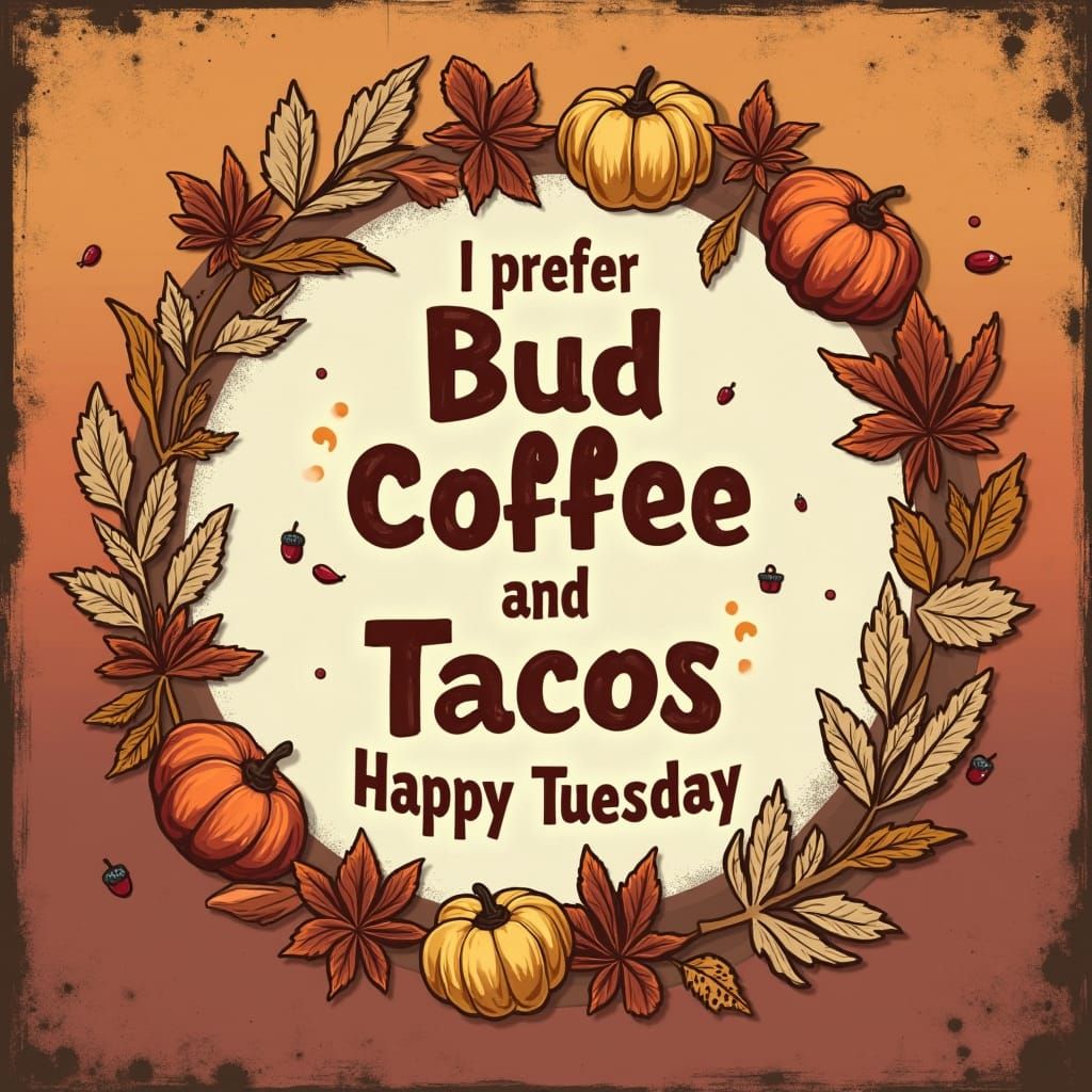 Vintage Thanksgiving Wallpaper with Playful Lettering